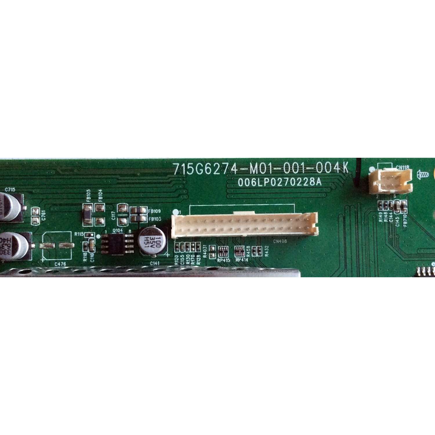 MAIN ("FALTA VALUM O TUNER ") / VIZIO 756TXFCB02K0080 / 715G6274-M01-001-004K / (Q)XFCB02K008030X 1515 / XFCB02K008030X  / 006LP0270228A / XFCB02K0080 / MODELO E28H-C1 LTT3THAR / PANEL TPT275B5-A014 REV:S11E - Imagen 3